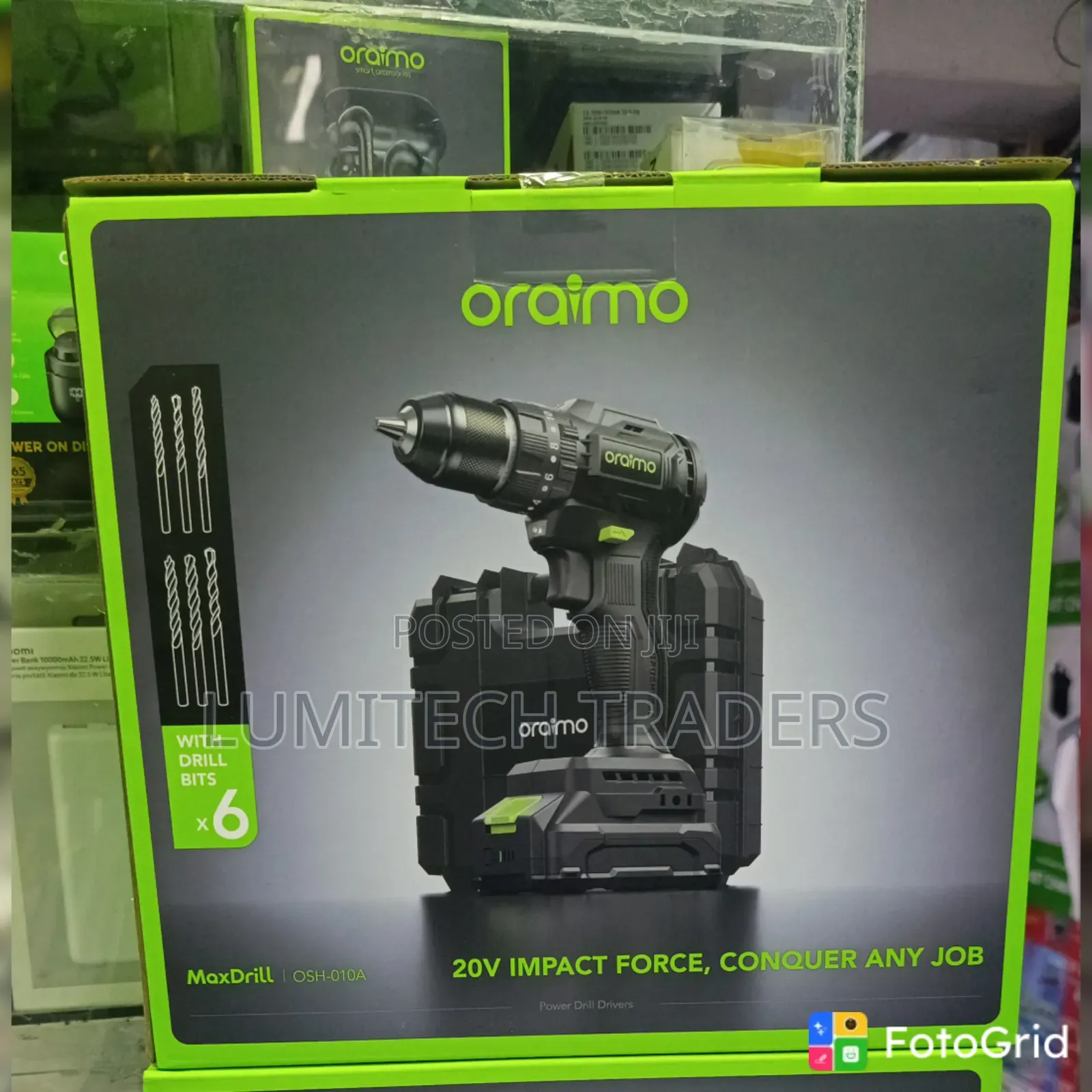 Oraimo MaxDrill 20 Volts Cordless Drill