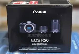 Canon R50 RF-S 18-45mm RF 55-210mm Lens New Sealed