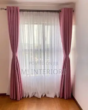 Thick Curtains for Sunlight Control and Room Privacy