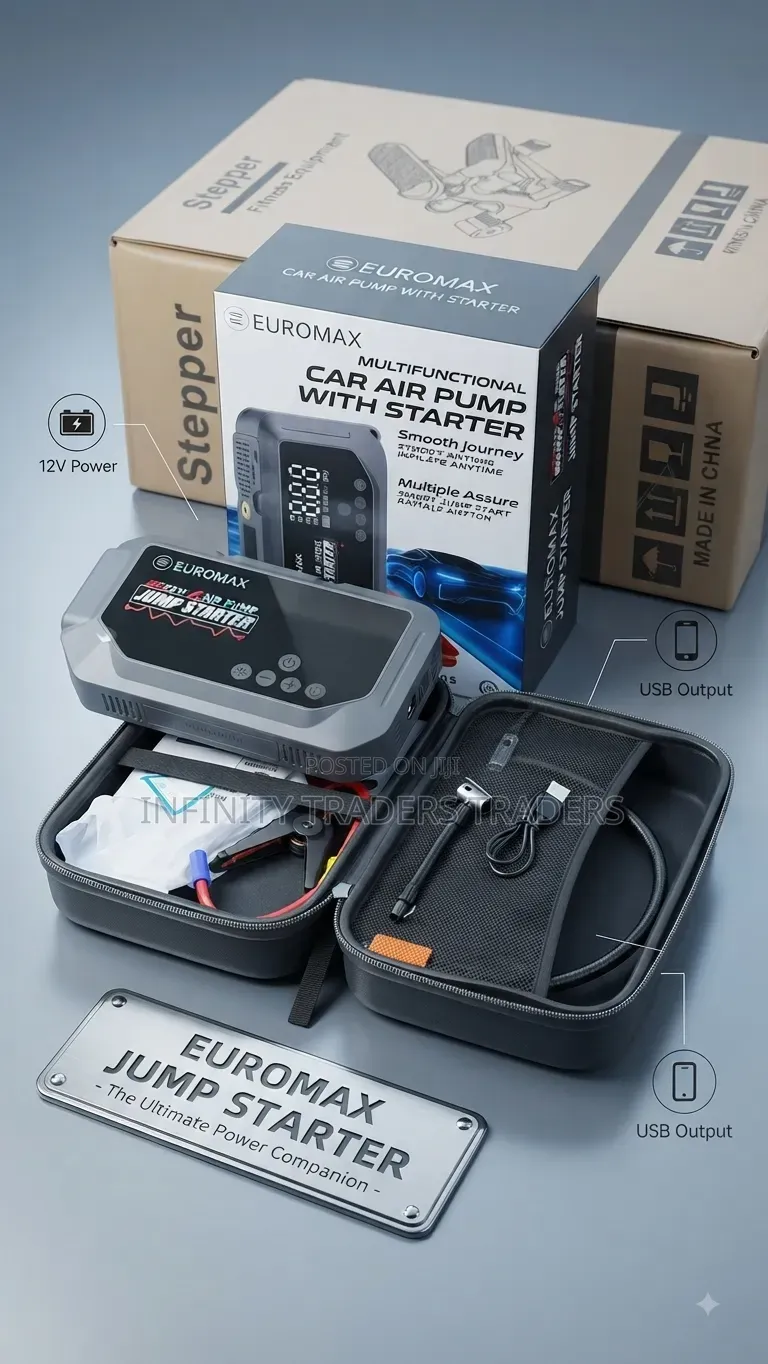 Euromax EMK3 Multifunctional Jump Starter Kit