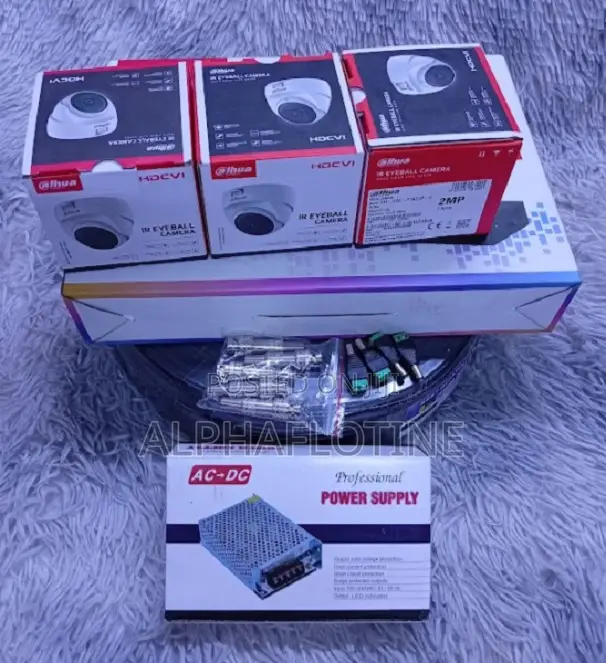 2mp Hd Dahua 4pcs Complete Security Camera