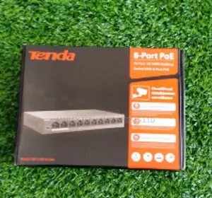 Tenda 8 Port PoE Switch – Network CCTV Switch