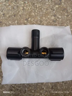 Double Angle Valve Black