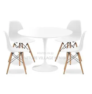 Dining Set; 4 Seater Eames Modern Dining Set(imported)