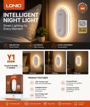 Intelligent Sensor Night Light Portable Automatic LED Night Wall Light