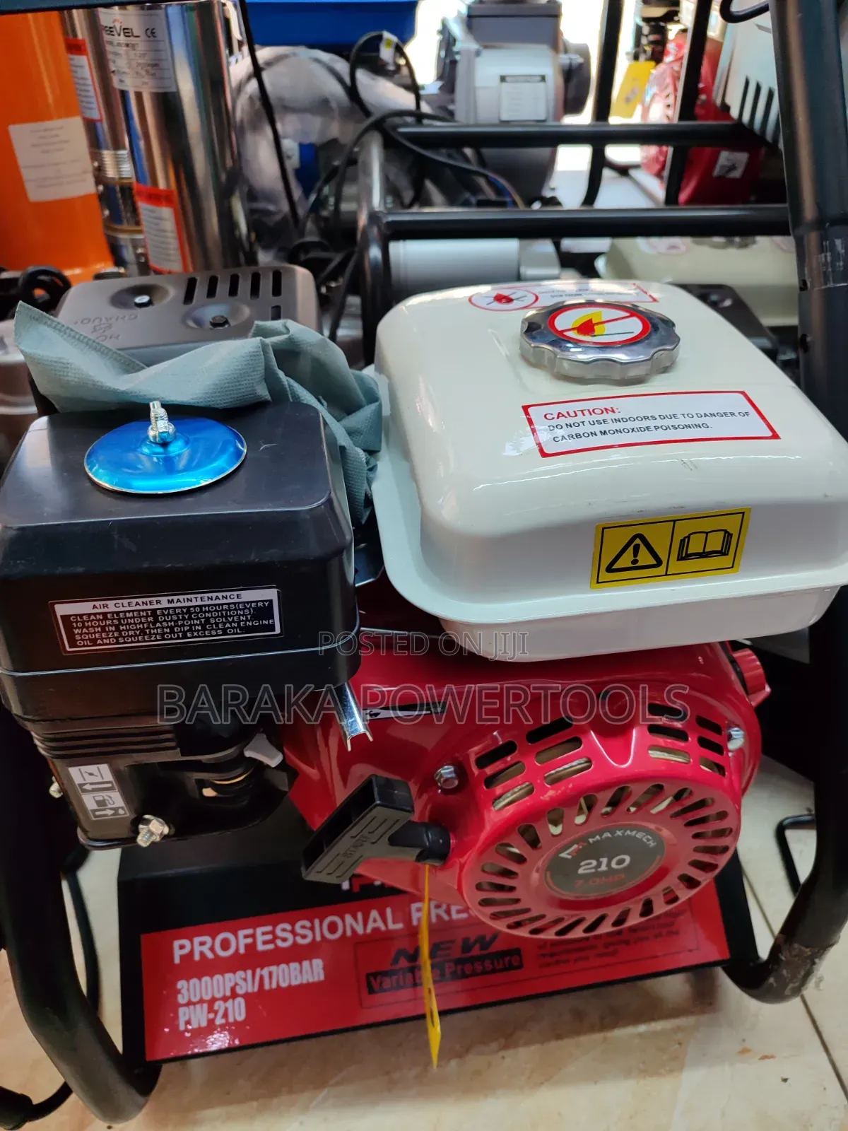 MAXMECH PW-210 Gasoline High-Pressure Washer.
