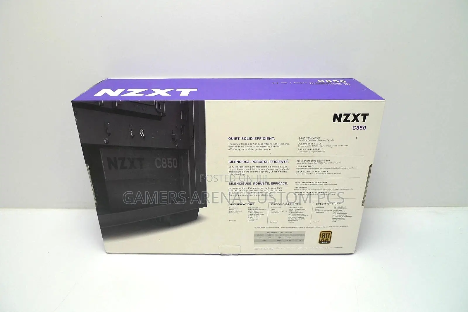 NZXT E850 Digital Fully Modular 850 Watts Power Supply.