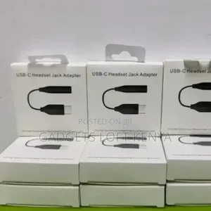 USB-C Headset to 3.5mm Audio Jack Adapters