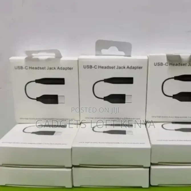 USB-C Headset to 3.5mm Audio Jack Adapters
