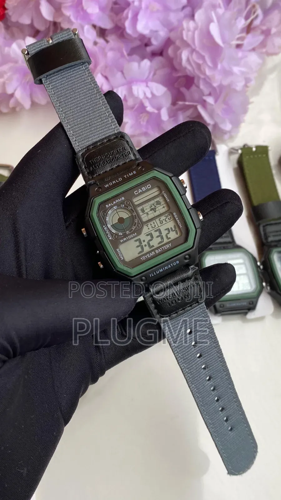 Casio Worldtime Digital Display Watch