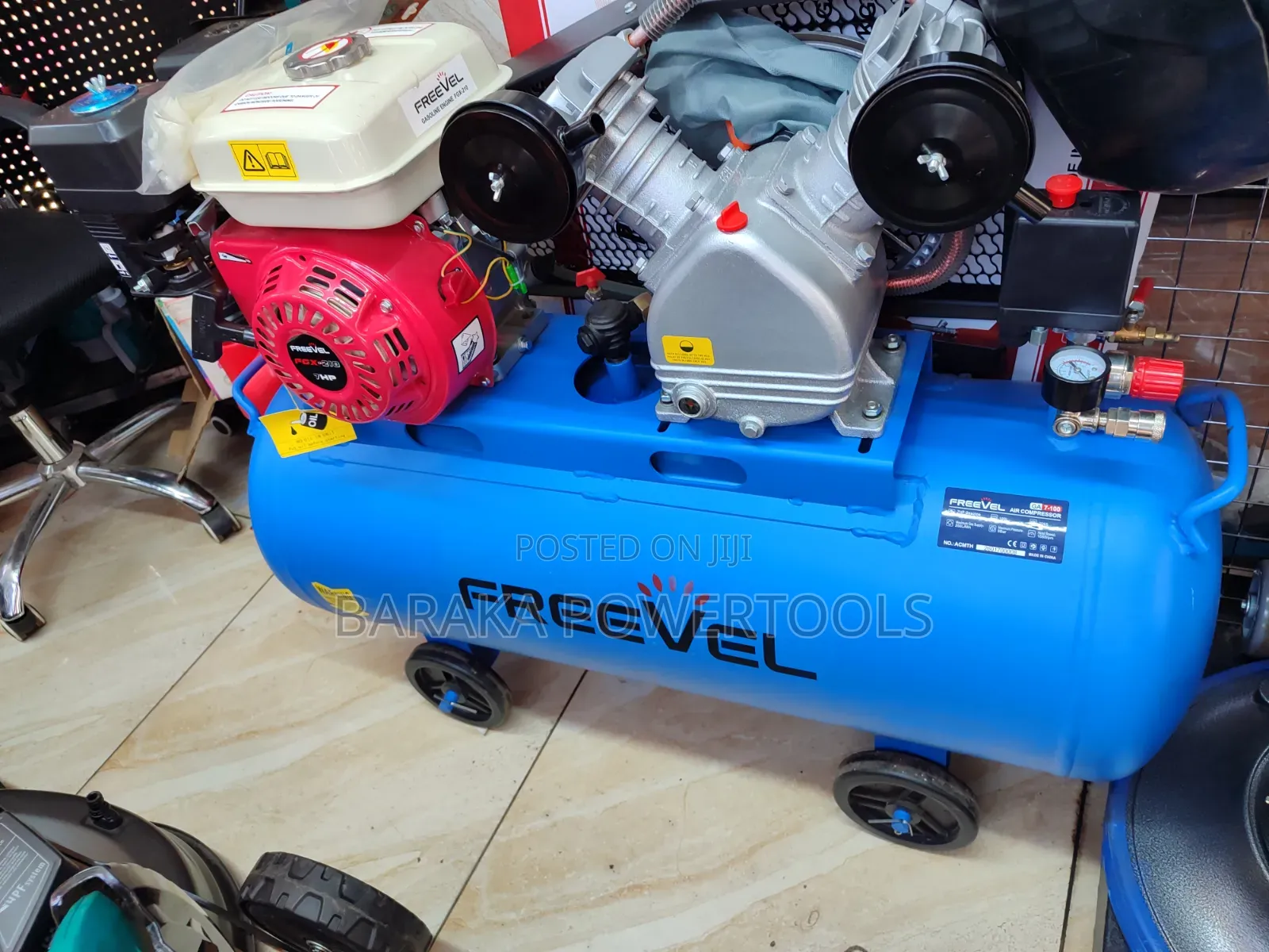 FREVEL GA Z-100 Petrol (Gasoline) Air Compressor.