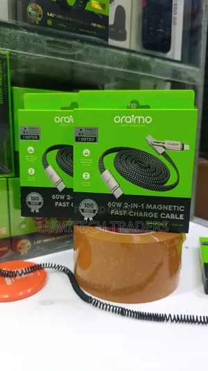 2 In1 Magnetic Fast Charge Cable 60 W