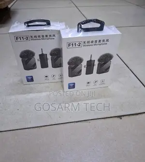 F11-2 Wireless Microphone for Vlogging Streaming Interview