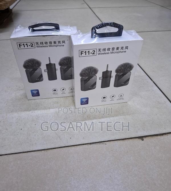 F11-2 Wireless Microphone for Vlogging Streaming Interview