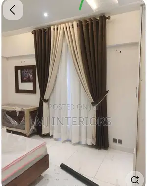 Stylish Printed Curtains for Living Room and Bedroom Windows