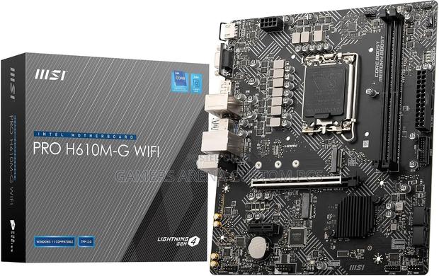 Msi Pro H610m-G Wifi Lga 1700 Matx Motherboard