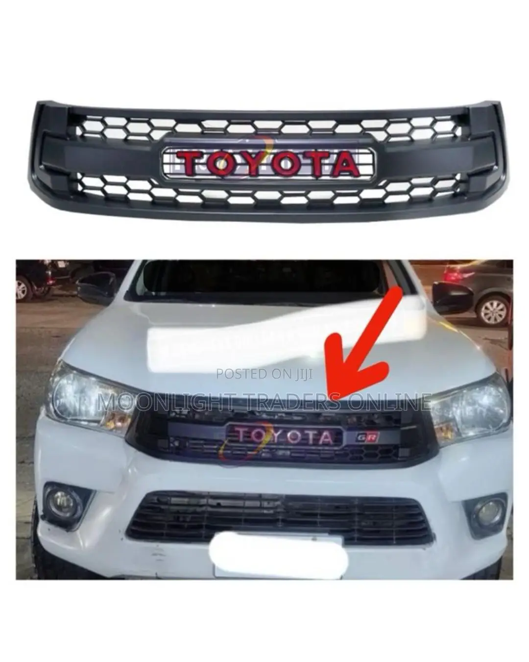 Hilux Revo Aftermarket Front Grille With GR Logo