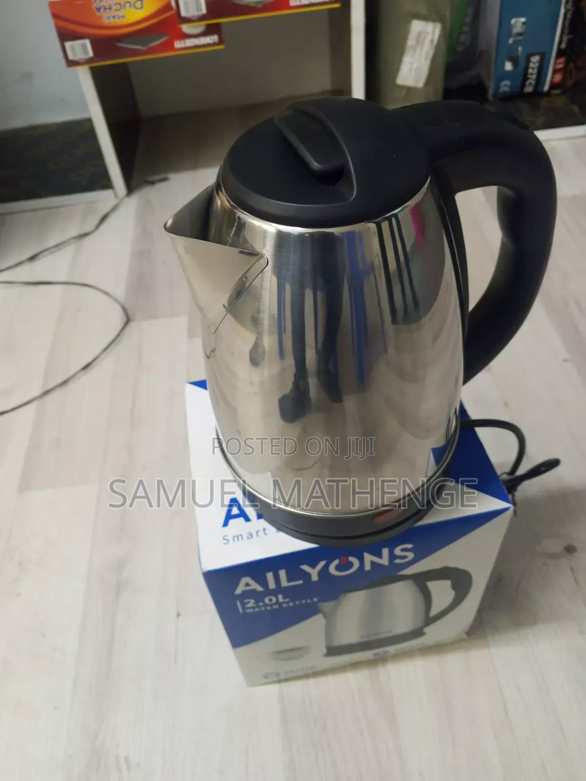 Ailyons Stainless Steel Electric Kettle 2L Capacity