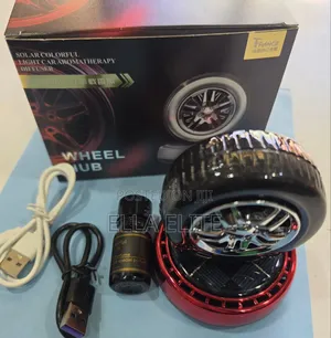 Wheel Car Dashboard Solar Powered Fragrance (With Essential Oil)