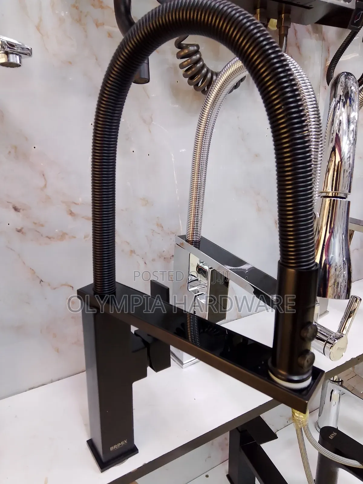 Brimix Black Pull Out Tap