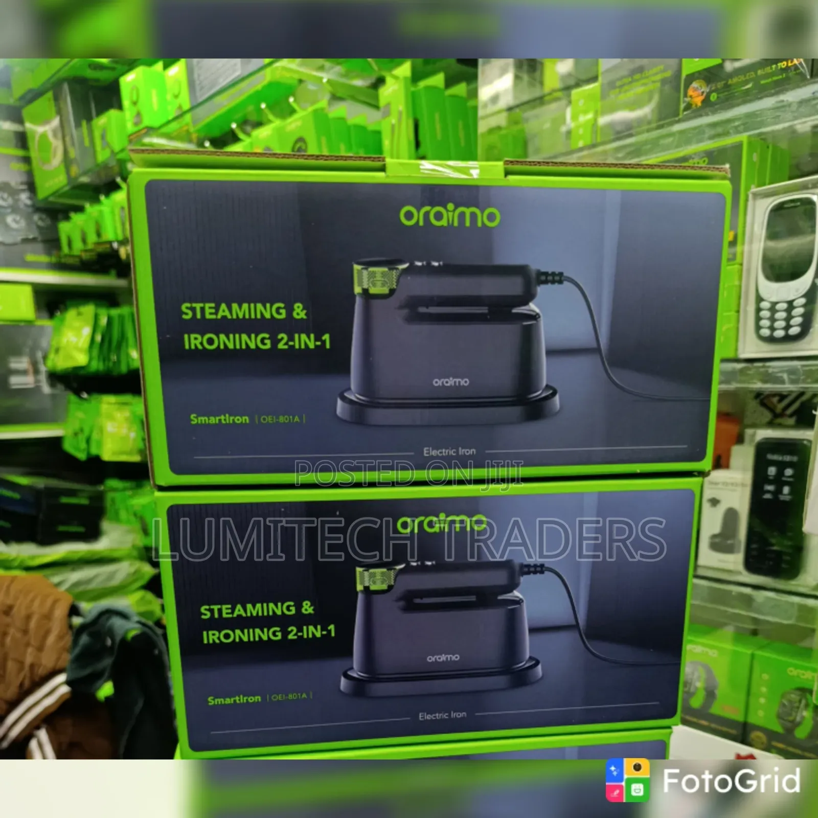 Oraimo Steaming Ironing 2in1 Portable Electric Smart Iron | OEI-801A