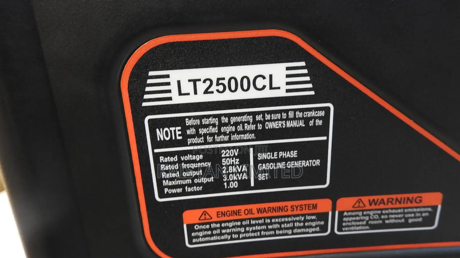 Aico 2.8 KVA Petrol Generator 7.5HP 220V