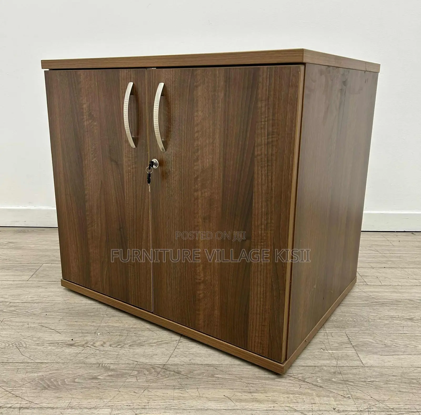 Cabinet: 2- Door Credenza Wooden Cabinet