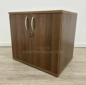 Cabinet: 2- Door Credenza Wooden Cabinet
