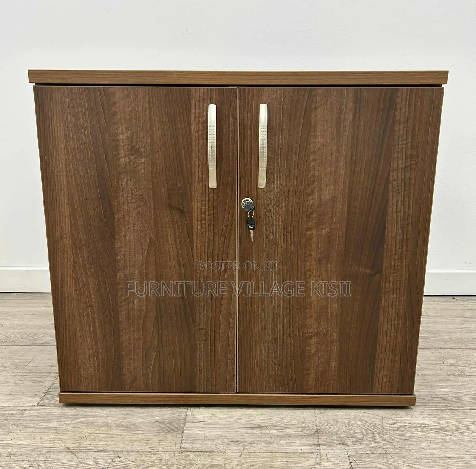 Cabinet: 2- Door Credenza Wooden Cabinet