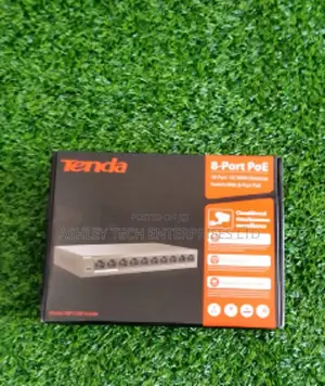 Tenda 8-Port PoE Network Switch for CCTV Cameras