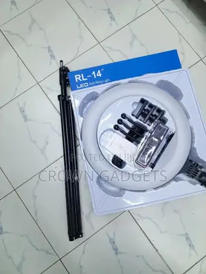 RL-14 35W Soft Ring Fill Light With Stand Wireless Remote