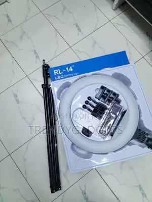 RL-14 35W Soft Ring Fill Light With Stand Wireless Remote