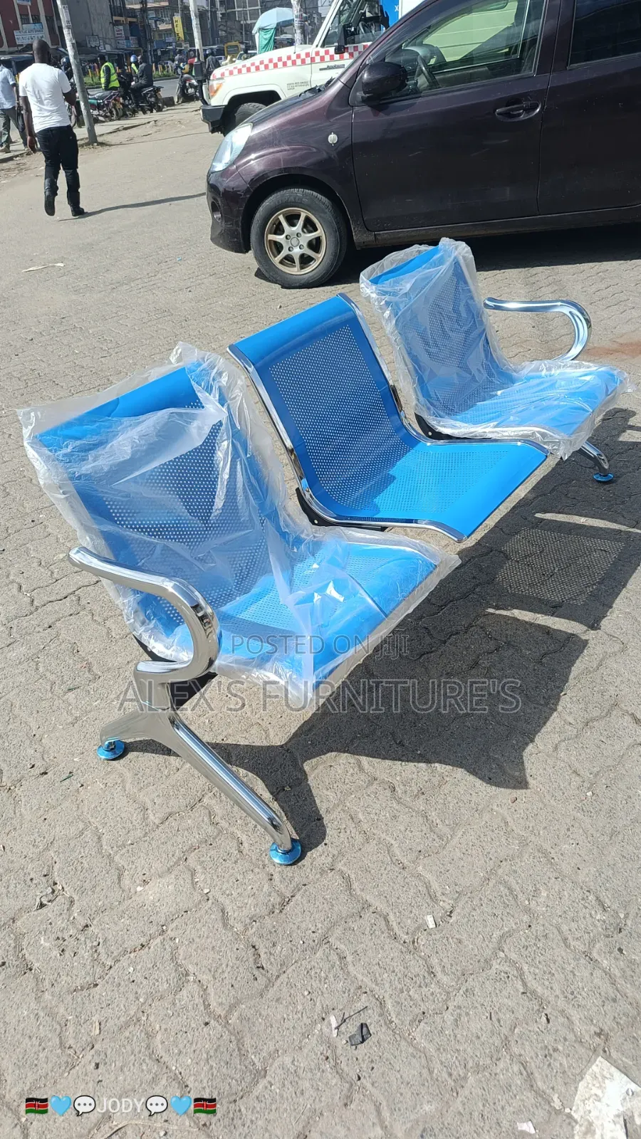 Three Seater Waiting Office Chairs