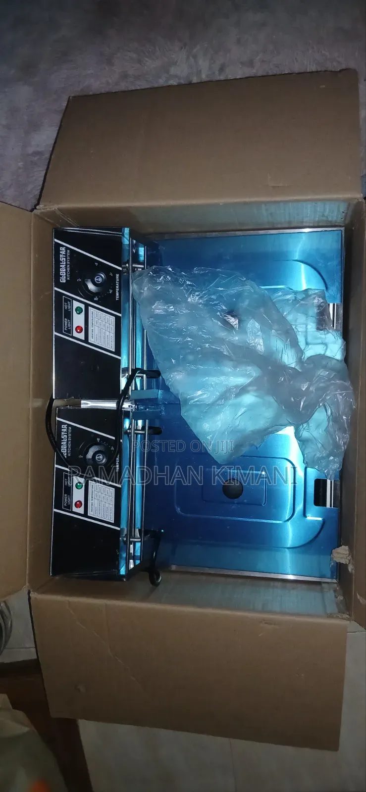 Globalstar GS-82A, Dual-Tank Electric Deep Fryer 12-LTS (6lts + 6lts)