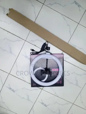10 Inch Selfie Ring Light With Stand Flexible Phone Holder