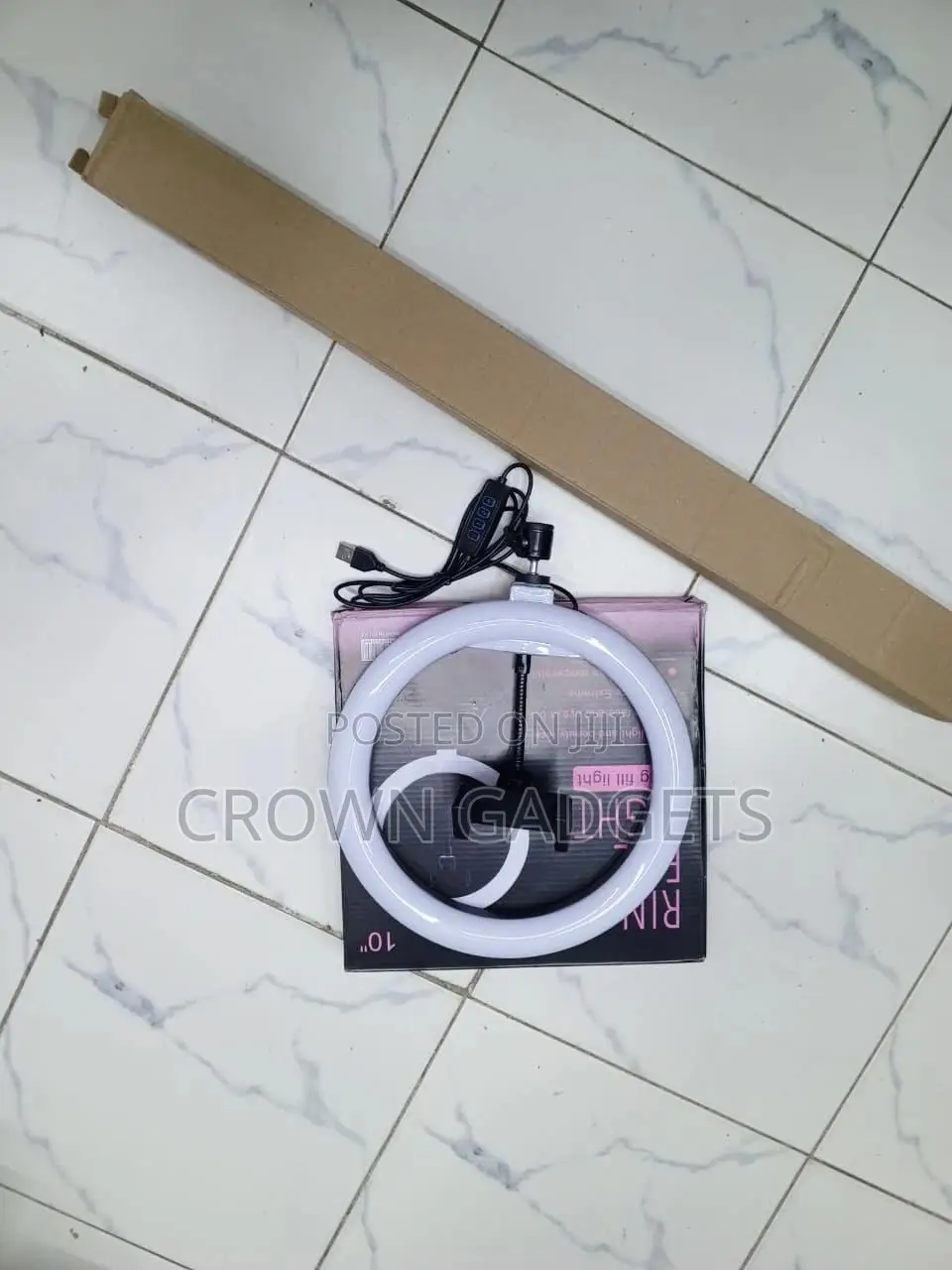 10 Inch Selfie Ring Light With Stand Flexible Phone Holder