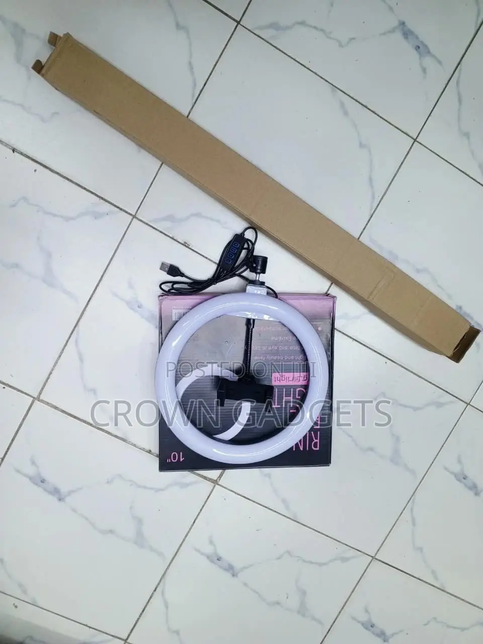 10 Inch Selfie Ring Light With Stand Flexible Phone Holder