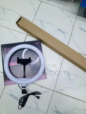 10 Inch Selfie Ring Light With Stand Flexible Phone Holder