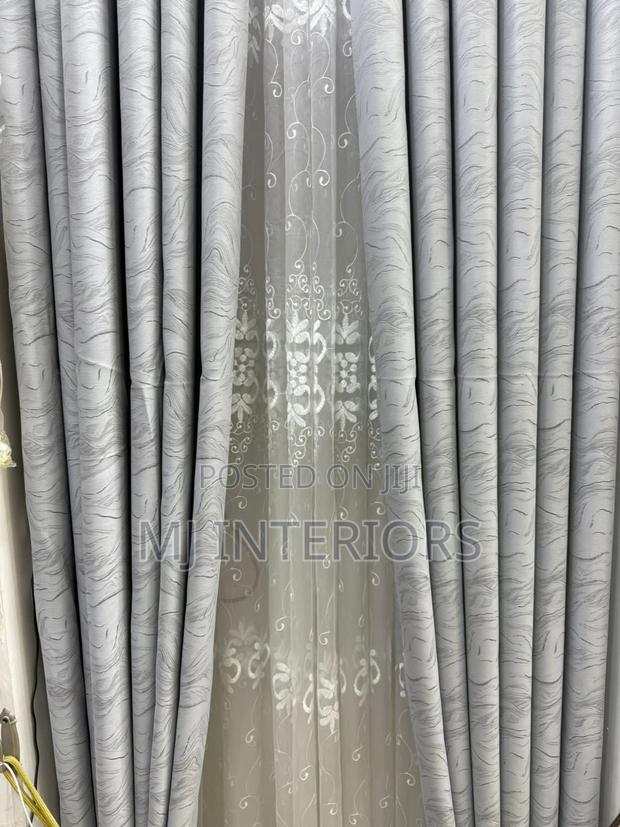 Premium Eyelet Drapes for Stylish Living Room Decoration