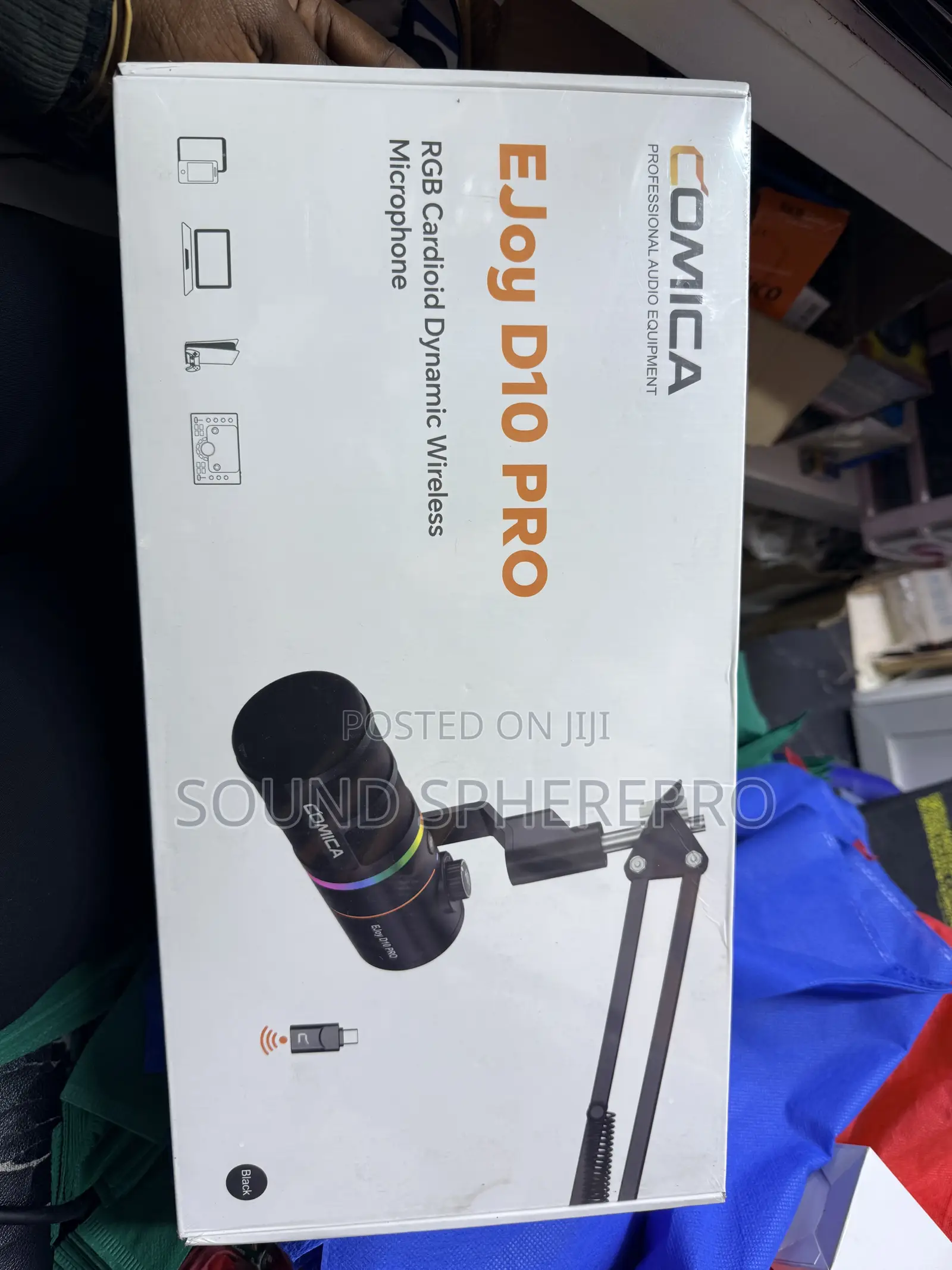 Comica Ejoy D10 Pro Cardioid Dynamic Wireless Microphones