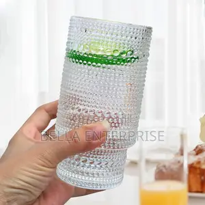 Vintage Tall Drinking Glasses 6pcs