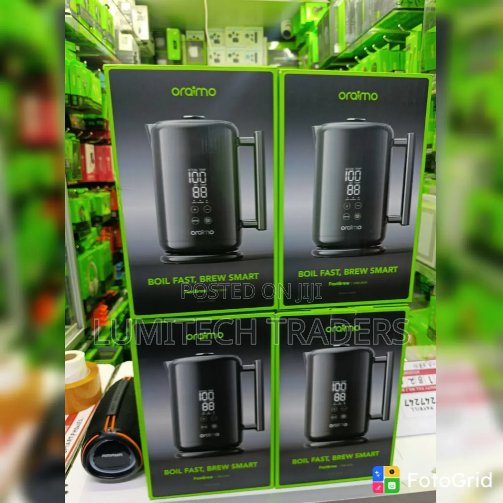 Oraimo FastBrew 1.7L Stainless Steel Electric Kettle