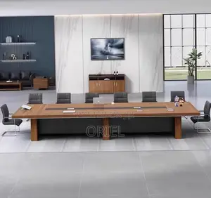 Office Table : 3000mm Office Conference Meeting Boardroom Table