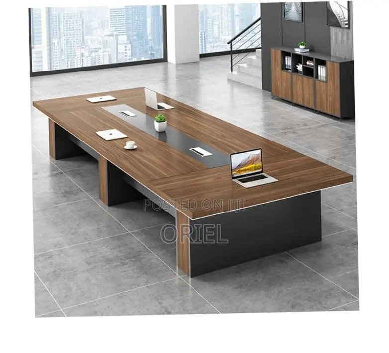 Office Table : 3000mm Office Conference Meeting Boardroom Table