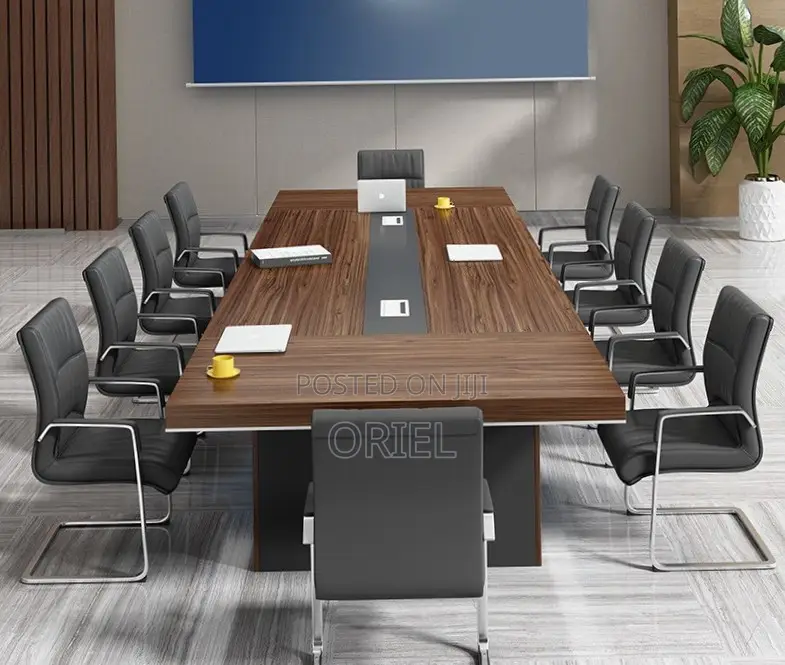 Office Table : 3000mm Office Conference Meeting Boardroom Table
