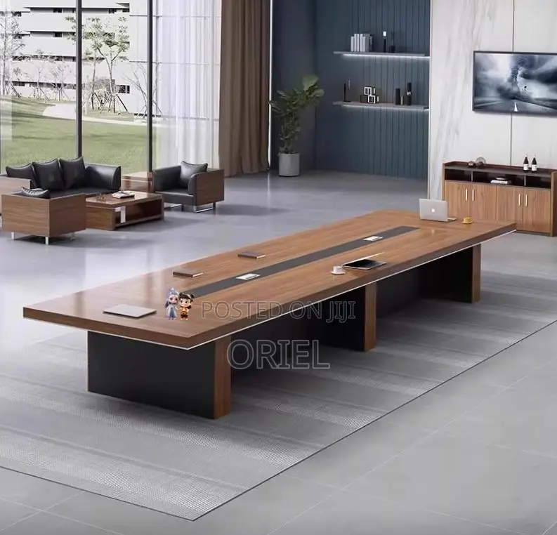 Office Table : 3000mm Office Conference Meeting Boardroom Table