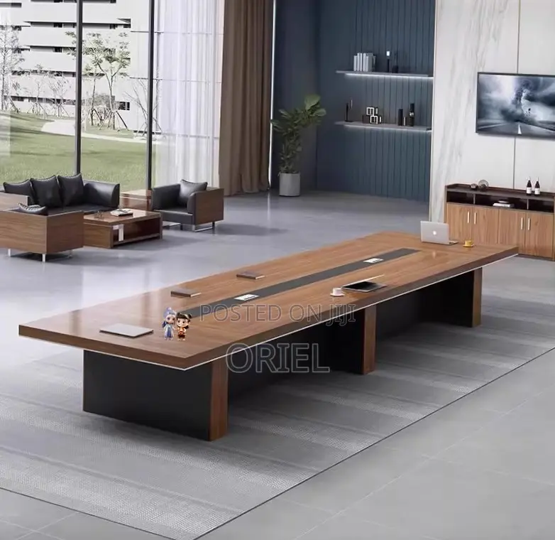 Office Table : 3000mm Office Conference Meeting Boardroom Table