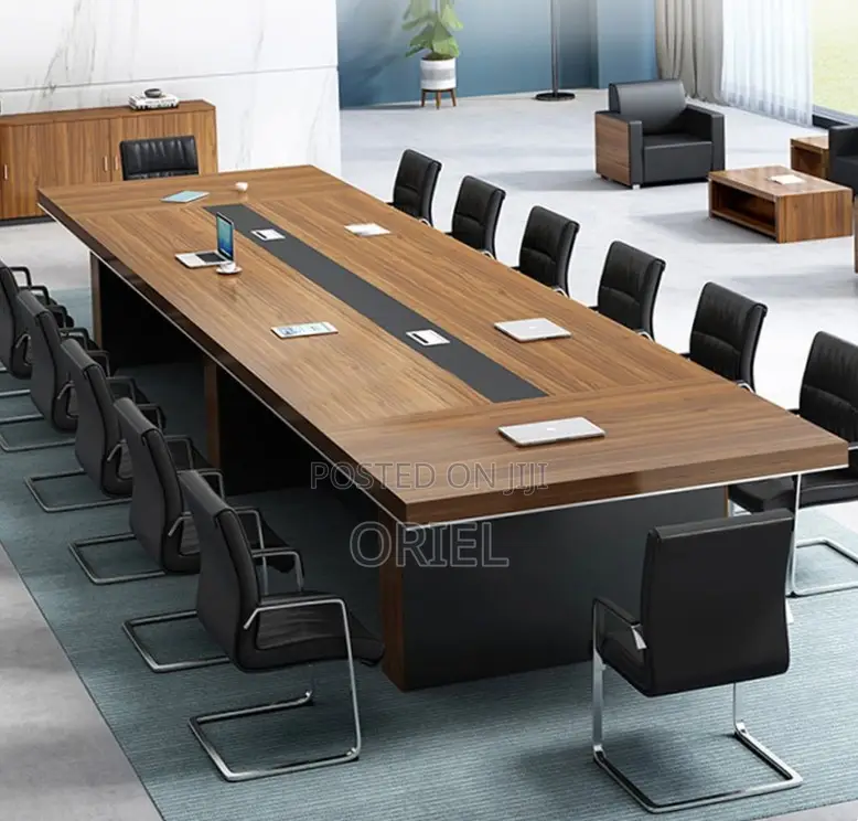 Office Table : 3000mm Office Conference Meeting Boardroom Table