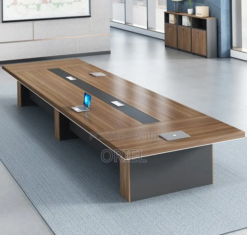 Office Table : 3000mm Office Conference Meeting Boardroom Table