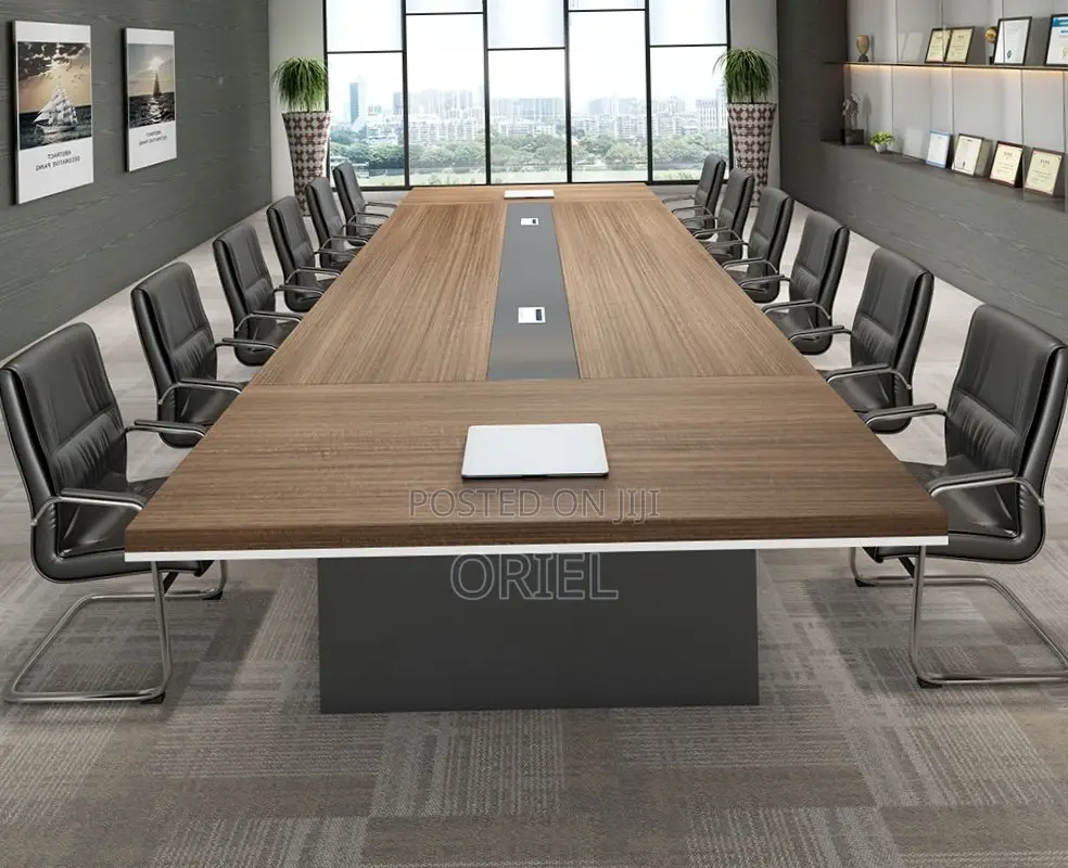 Office Table : 3000mm Office Conference Meeting Boardroom Table